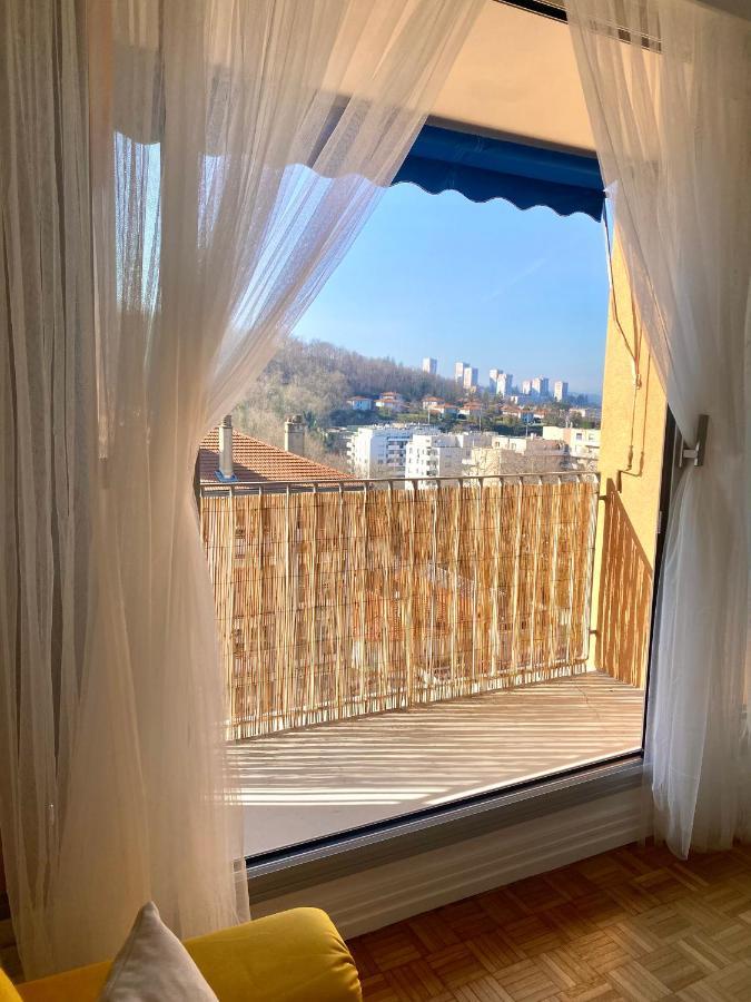 Bergson Top - Appart 80M2, 2 Grandes Chambres, Entierement Renovee Et Equipee, Lumineux, Wifi, Balcon, Calme, Vue Imprenable Saint-Etienne  Eksteriør bilde