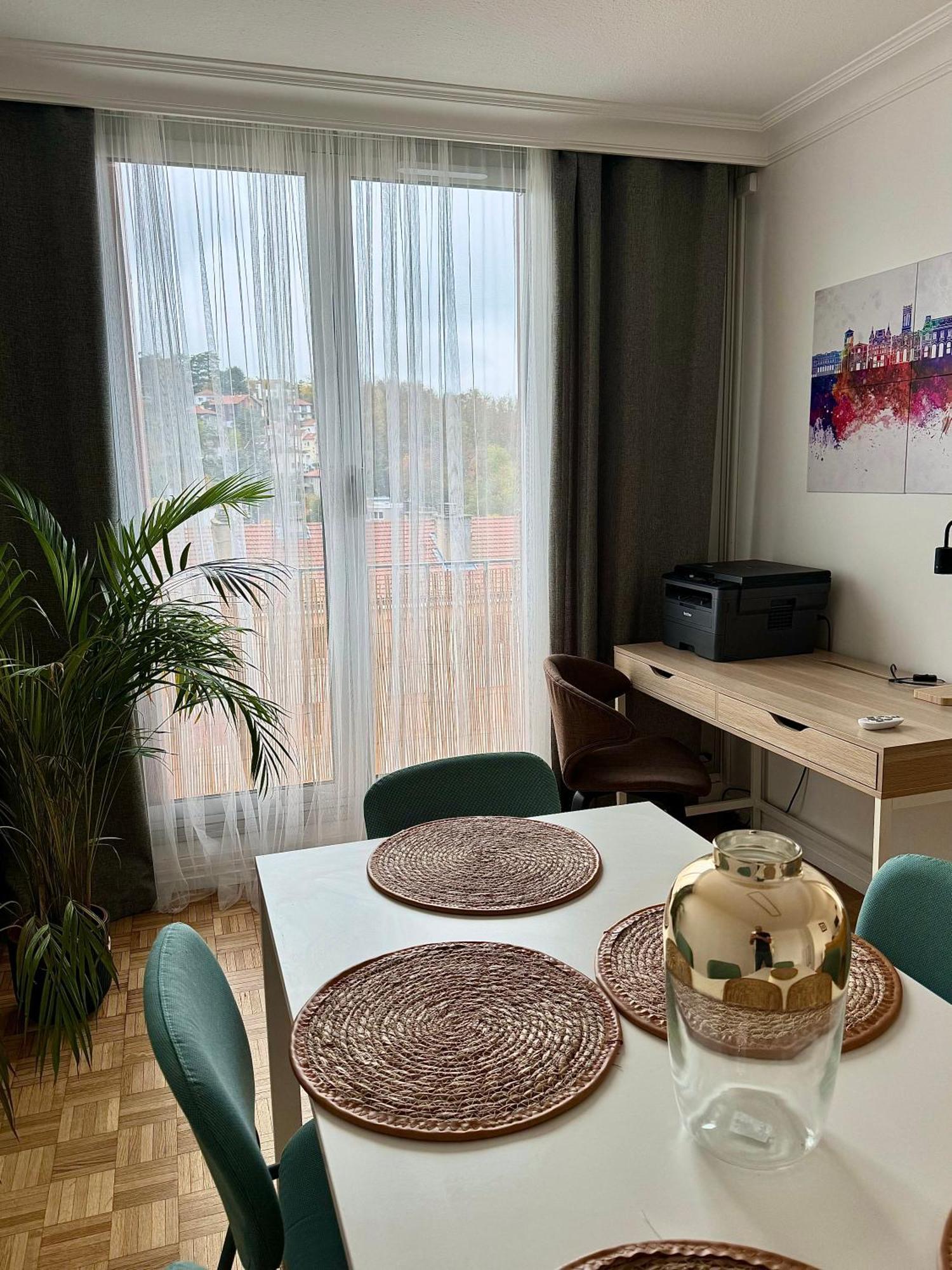 Bergson Top - Appart 80M2, 2 Grandes Chambres, Entierement Renovee Et Equipee, Lumineux, Wifi, Balcon, Calme, Vue Imprenable Saint-Etienne  Eksteriør bilde